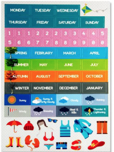 Magnetic calendar